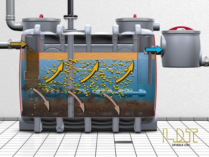 Cấu tạo thiết bị tách mỡ công nghiệp