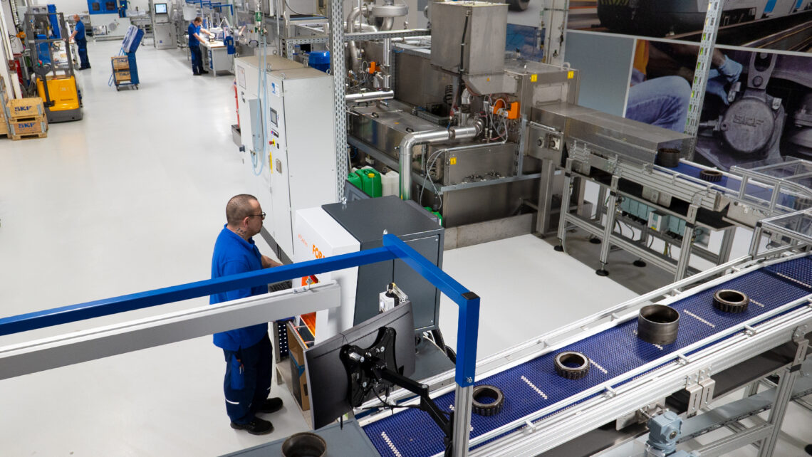 Trung tâm tái sản xuất vòng bi SKF tại Đức