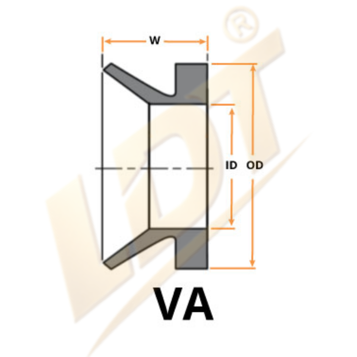 Bản vẽ V-RING VA