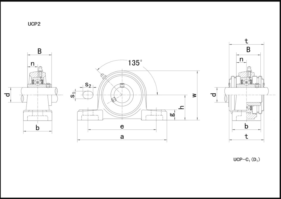 Hình minh họa: Gối đỡ FK UCP205 – hình 3