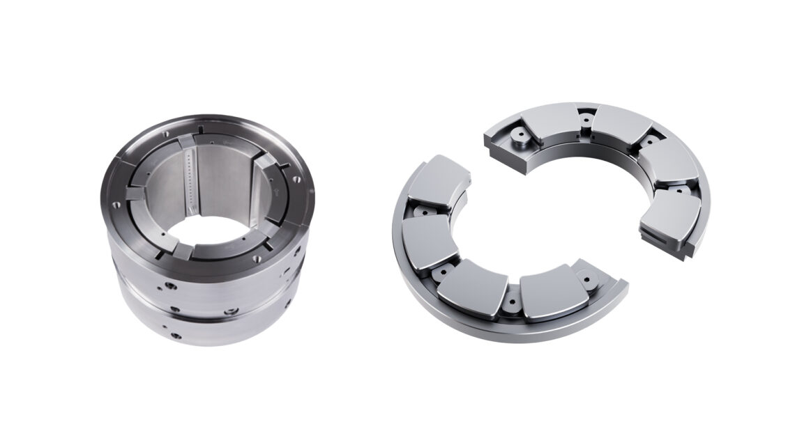 Modern tilting-pad plain bearing